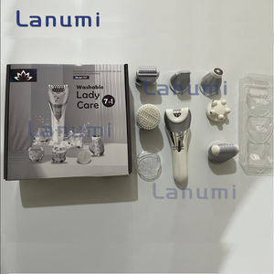 Lanumi 727 7 in 1 Kit di Epilazione per <span class=keywords><strong>Donne</strong></span>, Epilatore Lavabile per Corpo, Viso e Zona Bikini, Rasoio per Uso Domestico - Product Image 2