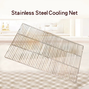 Rejilla de Enfriamiento Rectangular de Acero Inoxidable de Alta Calidad, Gran Estabilidad, Bandeja para Secar Alimentos en Horno para Panadería - Product Image 3