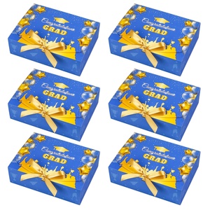 Boîte cadeau en papier personnalisée avec logo pour la présentation de cadeaux de marque en vente au détail et en gros - Product Image 3