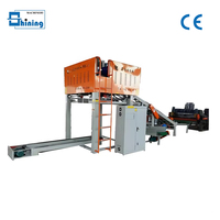 Machine automatique de superposition de placages pour ligne de production de contreplaqué, commande PLC, moteur à roulement – Épaisseur 0,5-6 mm, 90 m/min réglable