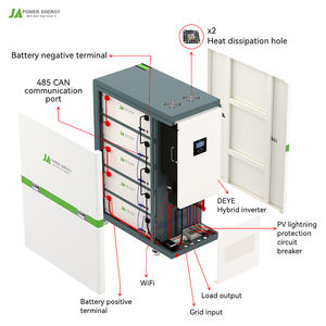 Système de stockage d'énergie solaire tout-en-un JApower 15 kW 50 kWh avec onduleur Deye pour villas et petits sites commerciaux - Product Image 4