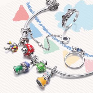 طقم مجوهرات MULA - قلادة بمخلب مع دلايات من الفضة عيار 925 وأقراط وسوار وعقد للنساء، مناسب للمجوهرات الأصلية العصرية ذاتية الصنع - Product Image 2