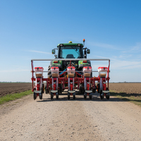 Semoir intégré avancé pour semences et engrais pour la plantation de blé, de maïs et de soja