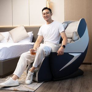 Sofá elétrico, cadeira elétrica de estilo europeu para relaxar, de couro, giratório, para massagear - Product Image 2
