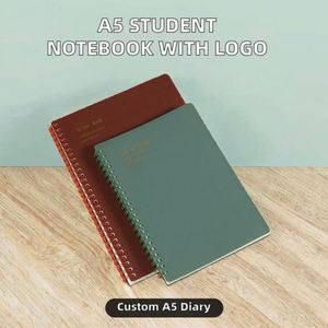 Cuaderno Estudiantil BOYI A5 de Alta Calidad, Diseño de Logotipo Personalizado, Diario con Cubierta de PP Económica, Encuadernación en Espiral, Modelo F-12005 - Product Image 2