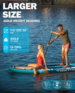 Tabla de SUP Inflable Fabricada en China, Material Drop Stitch, Deportes Acuáticos, en Stock SP05/4, Material Ecológico M - Product Image 4