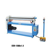 Rouleau de pliage semi-automatique motorisé robuste ESR-1020 de 40 pouces pour le pliage de tôles en acier inoxydable de calibre 14