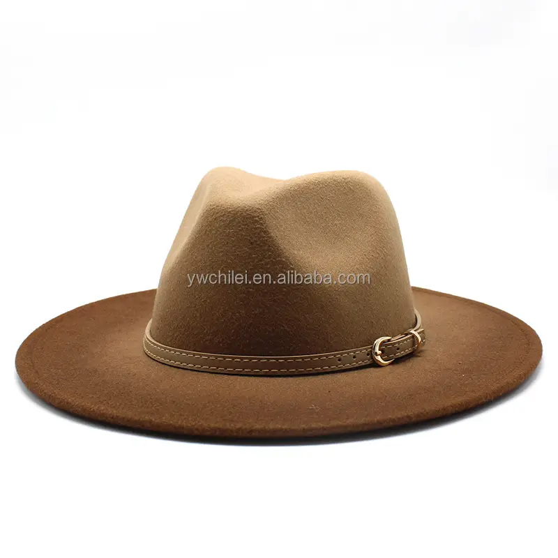 Wool Polyester Classic Painting Winter Fedora Hat