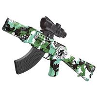 Ensemble de jouets tactiques M4A1 en PVC avec alarme de sécurité et fonction de tir rétractable pour l'entraînement des joueurs de 14 ans et plus - Toysrunner