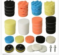 Kit de 42 tampons de polissage en laine de 3 pouces pour le polissage, le lustrage et le cirage, avec outil à poignée personnalisable, polisseuse de voiture OEM