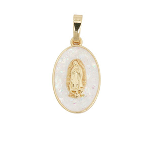 Octagon Cut Copper Plated Pendant 18k Gold Finish 24x18mm For Necklace Making Jewelry Findings - Product Image 4