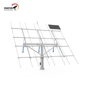 Tracker-15KW סולארי HYS-28PV-144-M-3LSD מפעל מכירות ישיר שני צירים בקר סולאריים שני צירים מגשש סולארי ציר