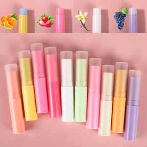 Vente en gros professionnelle 9 couleurs saveur de fruits <span class=keywords><strong>baume</strong></span> à lèvres sans Logo marque privée crème protectrice pour les lèvres - Product Image 2