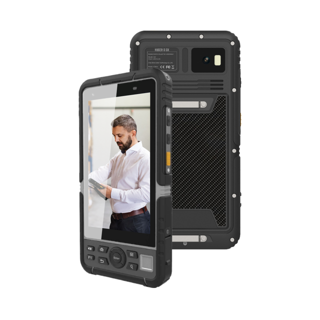For R60 Waterproof RFID Industrial 5.5" Rugged Handheld PDA Android 13 1d/2d Barcode Scanner Desktop 8+128G 5+13MP