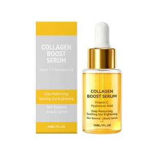 Suero de Vitamina C y Ácido Hialurónico de Marca Privada, Iluminador, Antienvejecimiento, Hidratante, Antiarrugas, Atenúa Manchas Oscuras, Cuidado de la Piel - Product Image 1
