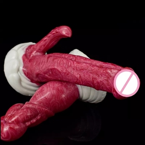 NNSX <span class=keywords><strong>haute</strong></span> qualité réaliste Double têtes sexuel réel pénis Silicone gode adulte Sexy jouets aspiration gode pour les femmes - Product Image 3