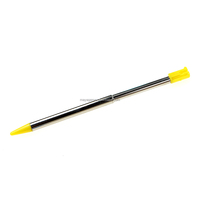 Stylos Tactiles Métalliques Télescopiques Réglables pour Console de Jeux 3DS, Stylo Tactile pour Écran Tactile Métallique