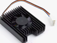 Radiateur de refroidissement à eau anodisé noir de haute qualité pour processeur d'ordinateur, échangeur de chaleur laser industriel, dissipateur thermique