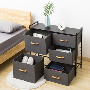 Armoires <span class=keywords><strong>à</strong></span> tiroirs en tissu, boîtes de rangement de grande capacité pour vêtements de salon commode, <span class=keywords><strong>tour</strong></span> de rangement - Product Image 6