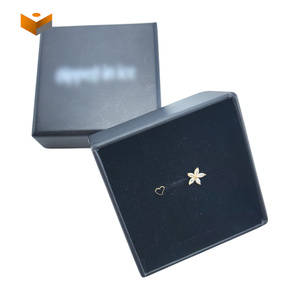 Anillos de joyería personalizados de diseño de lujo Caja de regalo Embalaje Pendientes Caja de joyería Paquete Tapa y caja base - Product Image 2