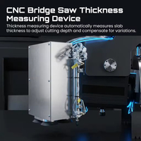 Meilleure machine de découpe à pont CNC 5+1 axes pour granit avec système ESA italien pour le traitement des dalles de marbre et de pierre