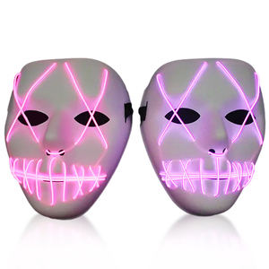 <span class=keywords><strong>Masque</strong></span> lumineux <span class=keywords><strong>LED</strong></span> créatif pour Halloween et carnaval 2025 - Product Image 1