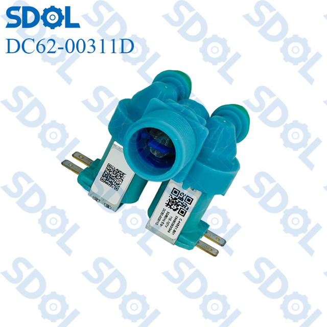 DC62-00311D Washer Water Valve Washing Machine Water Inlet Valve 110V-127V 50/60Hz Solenoid Valve Replacement Parts for Samsung