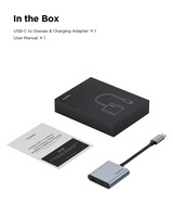 Adaptateur de charge USB-C vers lunettes RayNeo, prend en charge la charge PD 100W, compatible 4K 60 Hz avec Switch 2, fabriqué par Intel