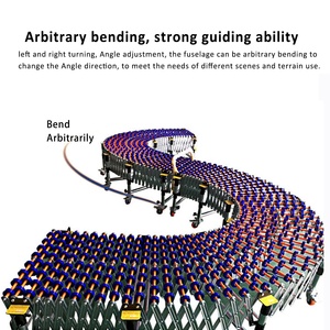 Yerçekimiyle taşımalı makaralı konveyör üretim katlanabilir konveyör ücretsiz esnek makaralı yatak konveyör ağır - Product Image 3