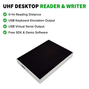 TY126 Высококачественный UHF RFID считыватель/записыватель с длиной считывания до 1 м, частотой 860-960 МГц, USB-интерфейсом и выходом на клавиатуру для контроля доступа - Product Image 1