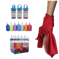 Serviette de sport légère en microfibre de polyester rafraîchissante, à bords renforcés, séchage rapide, respirante et douce pour le yoga, le golf, la gym, le camping et la course à pied