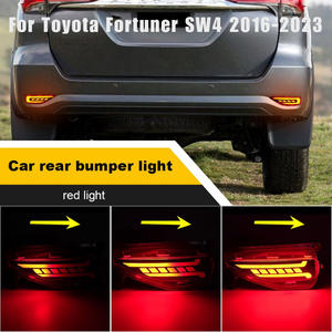 Feu arrière LED réflecteur LUFENG <span class=keywords><strong>pour</strong></span> Toyota Fortuner 2016-2023, feu stop, accessoires <span class=keywords><strong>de</strong></span> voiture, <span class=keywords><strong>kit</strong></span> carrosserie - Product Image 2