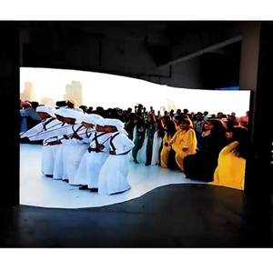 Écran LED flexible intérieur/extérieur pour scène mobile d'église/de festival, panneau incurvé 500x1000mm 500x500mm P1.95 P2.6 P2.97 P3.91 P4.81 - Product Image 6