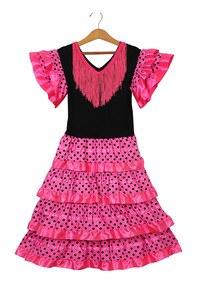 Costume de danseuse <span class=keywords><strong>flamenco</strong></span> espagnole pour filles, <span class=keywords><strong>robe</strong></span> de style <span class=keywords><strong>flamenco</strong></span> gypsy tendance pour filles, vente chaude - Product Image 5