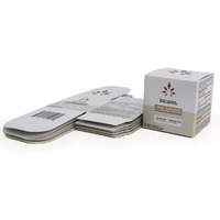 Boîtes en carton personnalisées avec logo imprimé, papier cartonné blanc, emballage pour cosmétiques, soins de la peau, huile, poudre, crème BB
