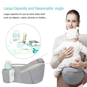 Ergonomic Cotton <strong>Baby</strong> <strong>Carrier</strong> Multi-Use Front And Back Infant Waist Stool Newborn To Toddler Kids &amp; Teen Storage