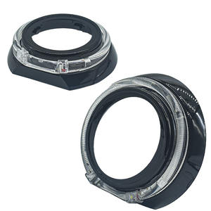 Faro LED de 3 Pulgadas con Lente Bi-Xenón, Cubierta Decorativa, Parasol Integrado, Guía de Luz, Ojo de Ángel, Accesorio de Modificación para Automóvil - Product Image 1