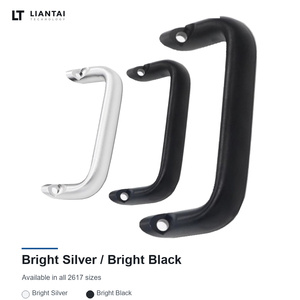 Aluminum Alloy Door Handle Silver or <strong>Black</strong> Industrial Instrument Cabinet <strong>Pull</strong> Handle Oval Beveled Countersunk Equipment Handle - Product Image 4