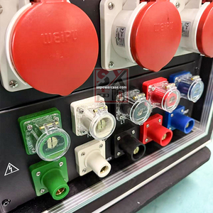 16U 9 <span class=keywords><strong>Way</strong></span> Power Distro Caja eléctrica Rack de distribución de energía 3 fases 400A Camlock Touring Aplicación de iluminación de audio - Product Image 3