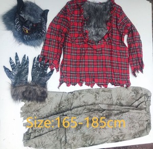 Disfraces de Halloween en Oferta, Ropa de <span class=keywords><strong>Hombre</strong></span> <span class=keywords><strong>Lobo</strong></span>, Traje de <span class=keywords><strong>Lobo</strong></span> Malvado, Disfraz de <span class=keywords><strong>Lobo</strong></span> Adulto, Cosplay de Zombi - Product Image 5