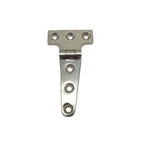 Charnière de porte en forme de T polie miroir 100mm en acier inoxydable 316 pour bateau Yacht bateau RV