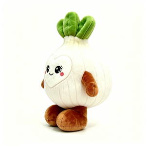 Peluche de Cebolla Personalizado, Adorable Peluche de Vegetal Suave y Esponjoso con Cara y Extremidades Sonrientes, Peluche de Cebolla para Niños - Product Image 2