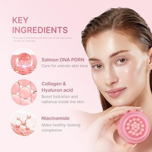 medicube Overnight Renewal Salmon PDRN Duo: Sérum Peptídico Rosa com PDRN de DNA de Salmão e Creme em Cápsulas de Colágeno Rosa com PDRN de DNA de Salmão - Product Image 5
