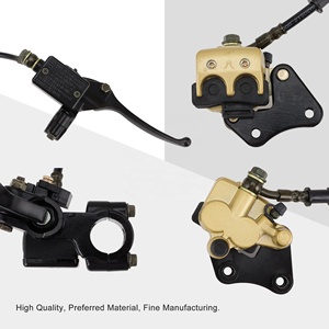 GOOFIT Ensemble de maître-<span class=keywords><strong>cylindre</strong></span> de <span class=keywords><strong>frein</strong></span> à disque hydraulique <span class=keywords><strong>avant</strong></span> de remplacement pour moto tout-terrain <span class=keywords><strong>50cc</strong></span> 70cc 150cc, Pit Bike, VTT - Product Image 4