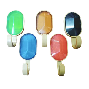Wholesale Wall <b>Adhesive</b> <b>Hook</b> New Beauty Luxury Gem <b>Hooks</b> Traceless Hanger - Product Image 1