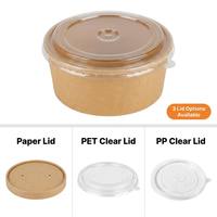 Assiettes et bols en papier écologiques réutilisables de qualité alimentaire et commerciale, étanches, 1100 ml/39 oz, pour pizza, collations, salades, à emporter