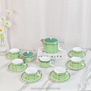 Light Luxury High-end <strong>Tea</strong> Pot Milk Pot Sugar Pot Coffee Cup <strong>Set</strong> Home Banquet Dinner <strong>Party</strong> <strong>Tea</strong> Cup Gift <strong>Tea</strong> <strong>Set</strong> - Product Image 4