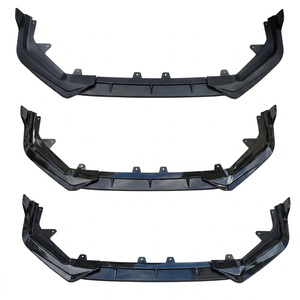 Diffuseur de pare-chocs avant de voiture, spoiler noir brillant, pièce de modification pour Honda Civic 11e génération 2022, protection, accessoires de voiture - Product Image 1