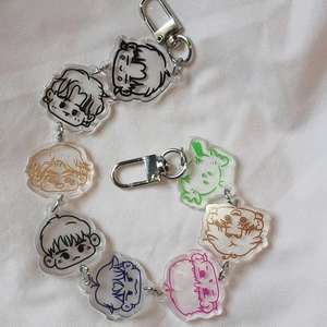 พวงกุญแจอะคริลิกใสแบบกำหนดเองได้ น่ารัก - Product Image 6