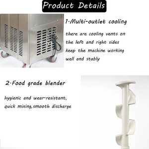 Máquina de Helado Suave Totalmente Automática con Función de Frescura Nocturna de 36L/H y Preenfriamiento, Precio de Fábrica China, Calidad Garantizada - Product Image 2